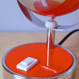 Space age eyeball lamp orange 70s