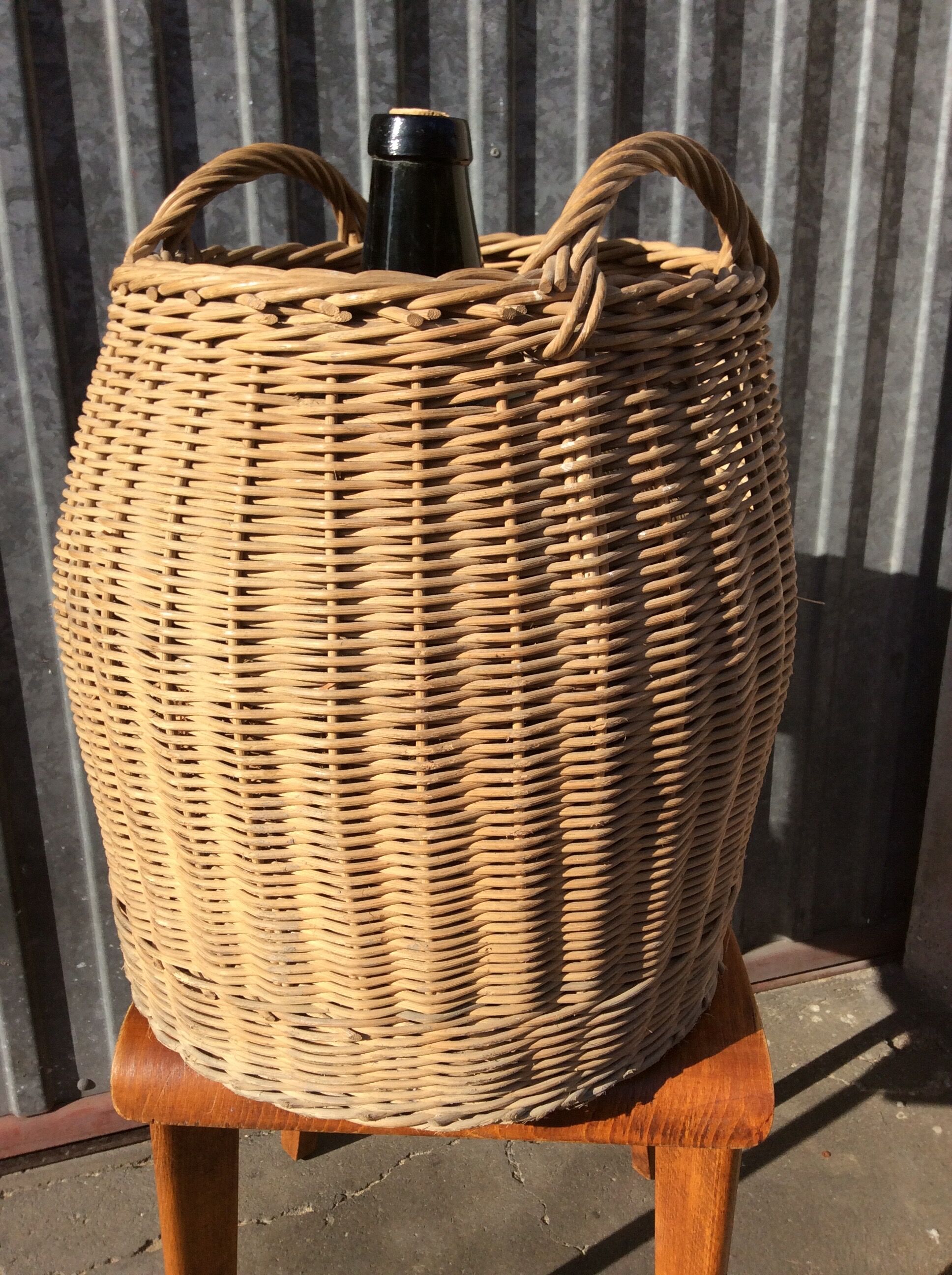 Dame-jeanne en osier 55cm
