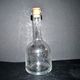 Vintage glass bubble carafe bottle from Biot H24cm