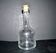 Vintage glass bubble carafe bottle from Biot H24cm