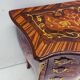 Marquetry chest of drawers with inlay in Louis XV style