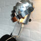 Adjustable metal clip lamp, fan, 1980s