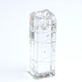 Czechoslovak bohemian crystal candle holder, 60s