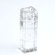 Czechoslovak bohemian crystal candle holder, 60s