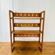 Vintage folding bookshelf, circa 1960