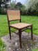 Tenreiro. Jacaranda and rosewood cane chair