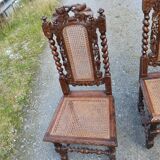 6 Louis XIII style chairs