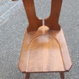 Brutalist bistro chairs from the 70s