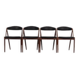 Set of four teak chairs, Danish design, 1970s, designer: Kai Kristiansen