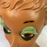 Vintage hat head Huard twiggy