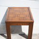 Table basse bois dessus parquet