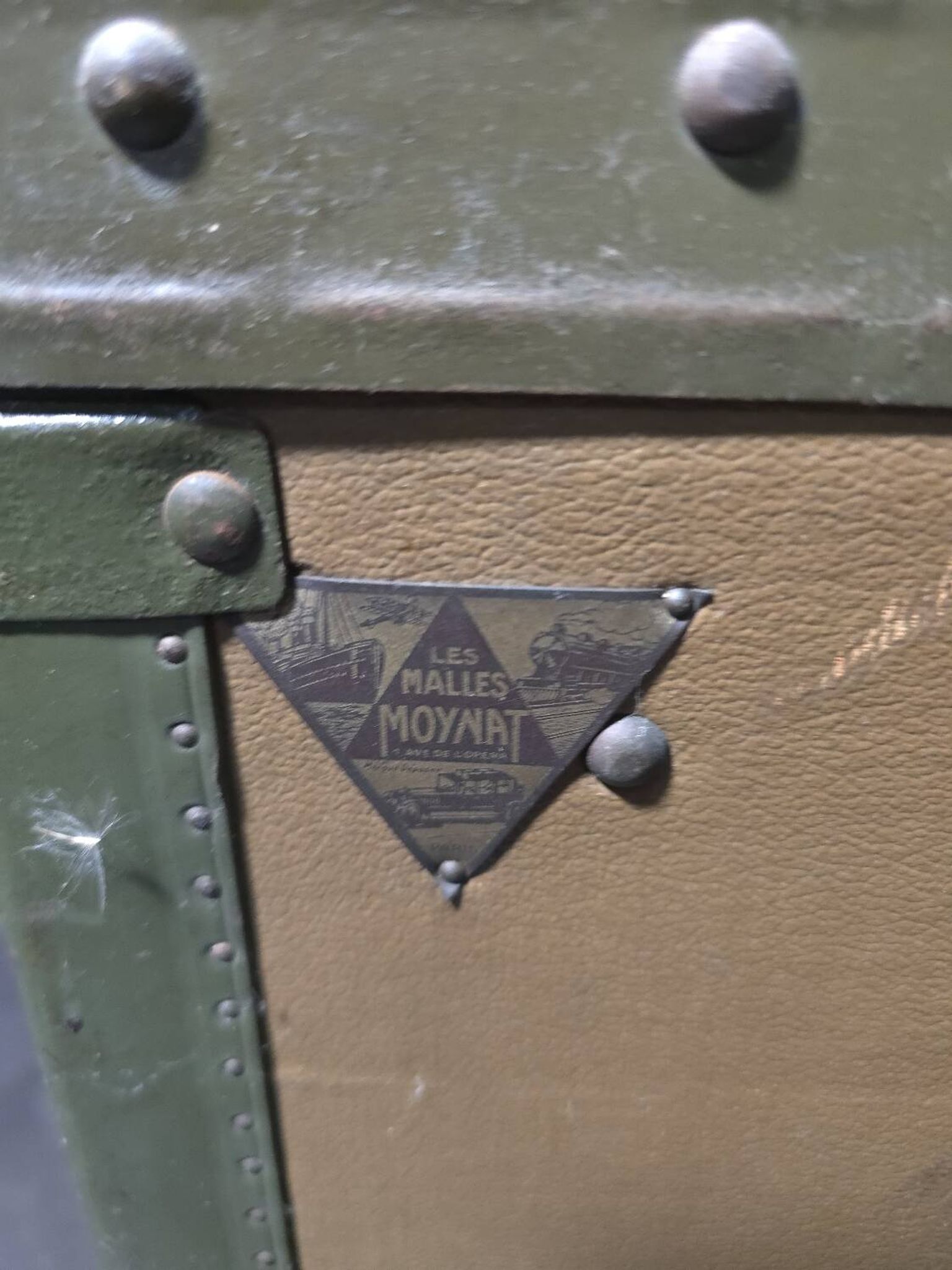 Malle de voyage Moynat Paris début 20 eme 