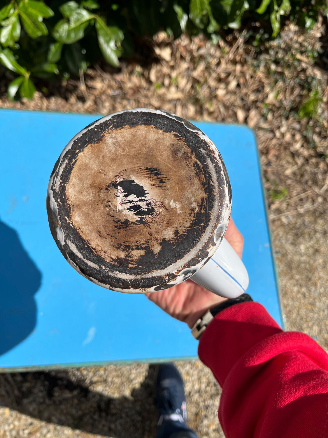 Enamelled coffee maker