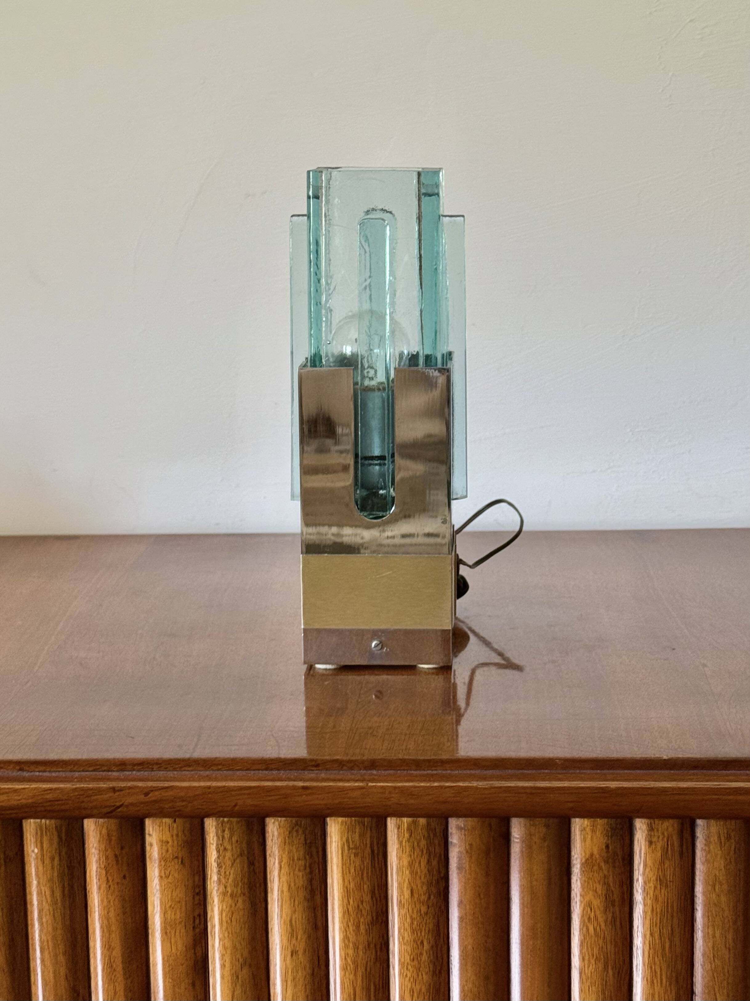 Hollywood regency table lamp,  Italy 1970s