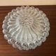 Vintage ceiling or wall light in molded glass from the 70s