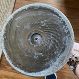 Old wooden church candle holder