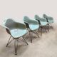 DAR dining chairs fiberglass shell chairs Charles & Ray Eames Vitra
