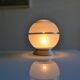Art deco frosted glass ball table lamp