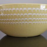 Ancien saladier Longchamp jaune soleil vintage