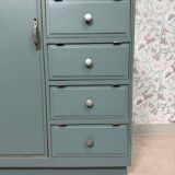 Asymmetrical Art Deco wardrobe