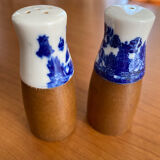 Salière et poivrier porcelaine