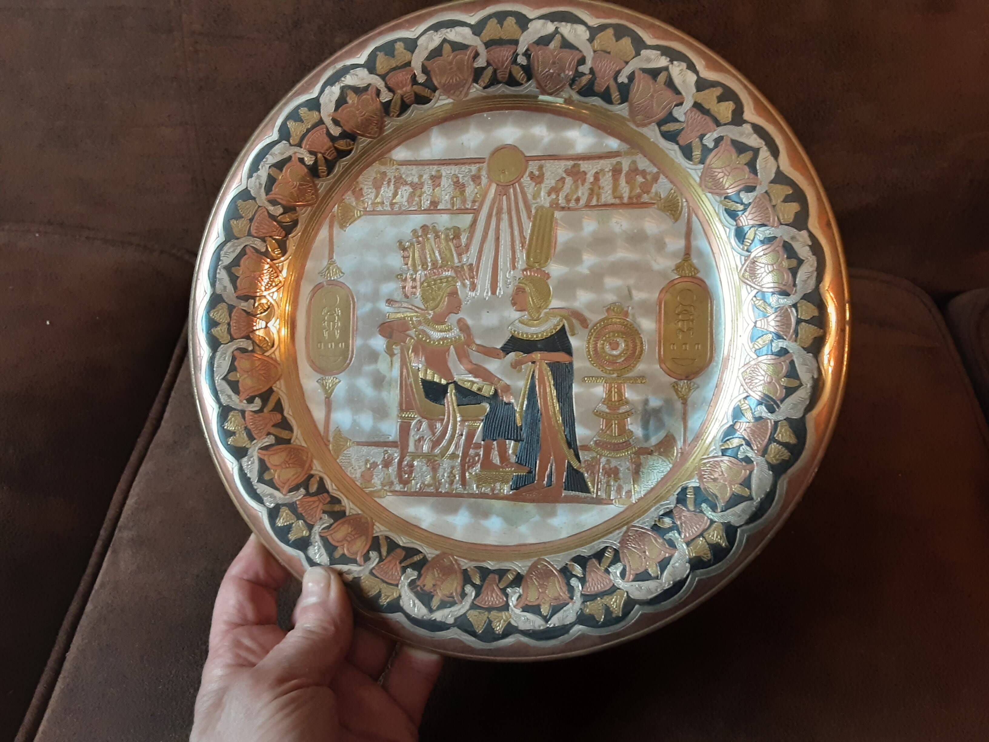 Egyptian decorative plate