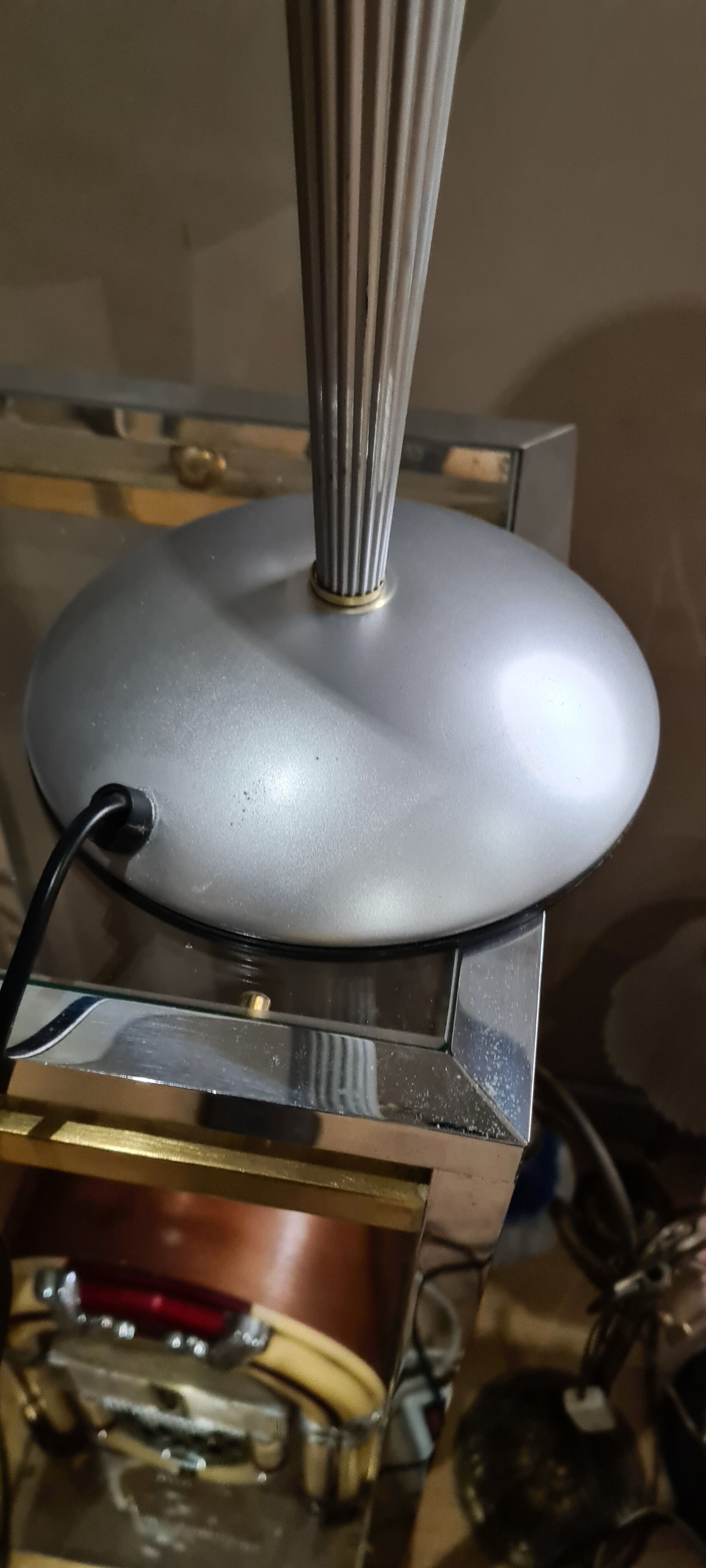 Mushroom lamp touch lamp grey