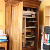 19th century solid wood wardrobe