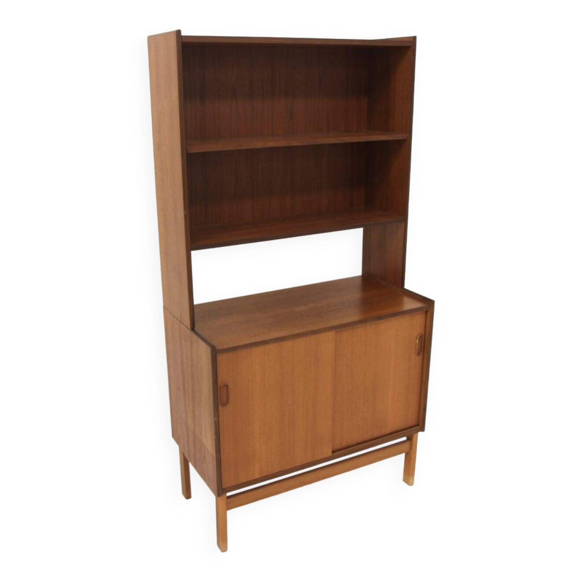 Scandinavian teak bookcase chest of drawers, Sweden, 1960