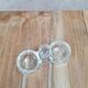 Double crystal saleron signed Baccarat