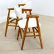 Danish dining chairs (new upholstery)