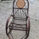 Rocking chair rotin vintage
