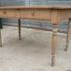 Table de ferme cuisine décapé 131cm