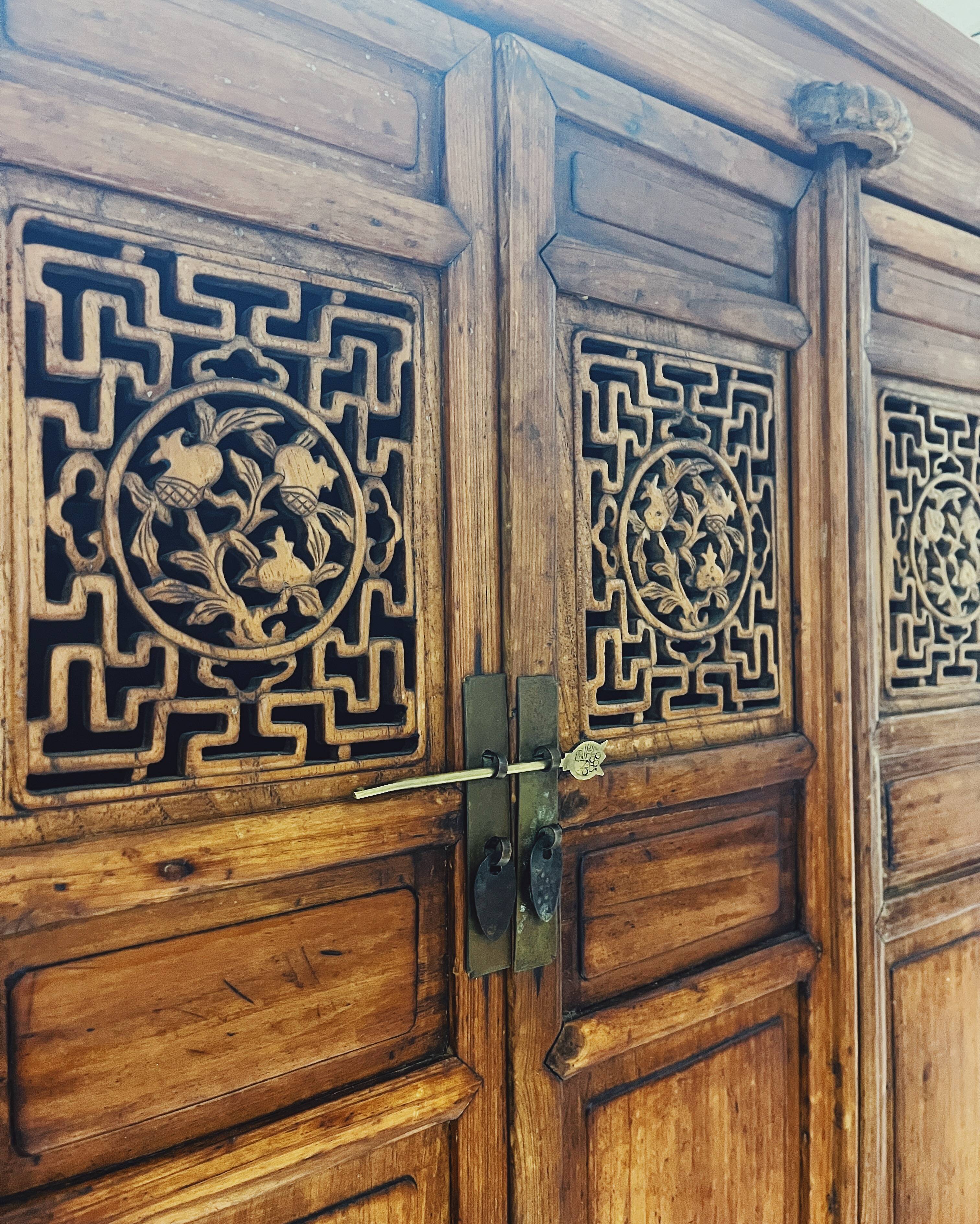 Antique Chinese cabinet.