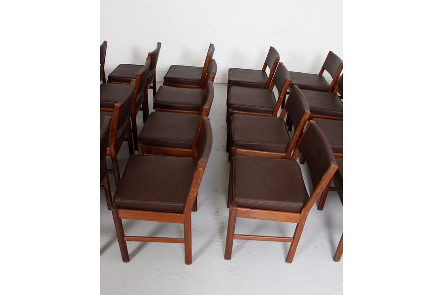 Lot of 24 chairs Scandinavian