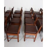 Lot of 24 chairs Scandinavian