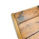 Old blanket chest / storage trunk / pine wood