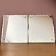 Set of 2 antique bevelled mirrors