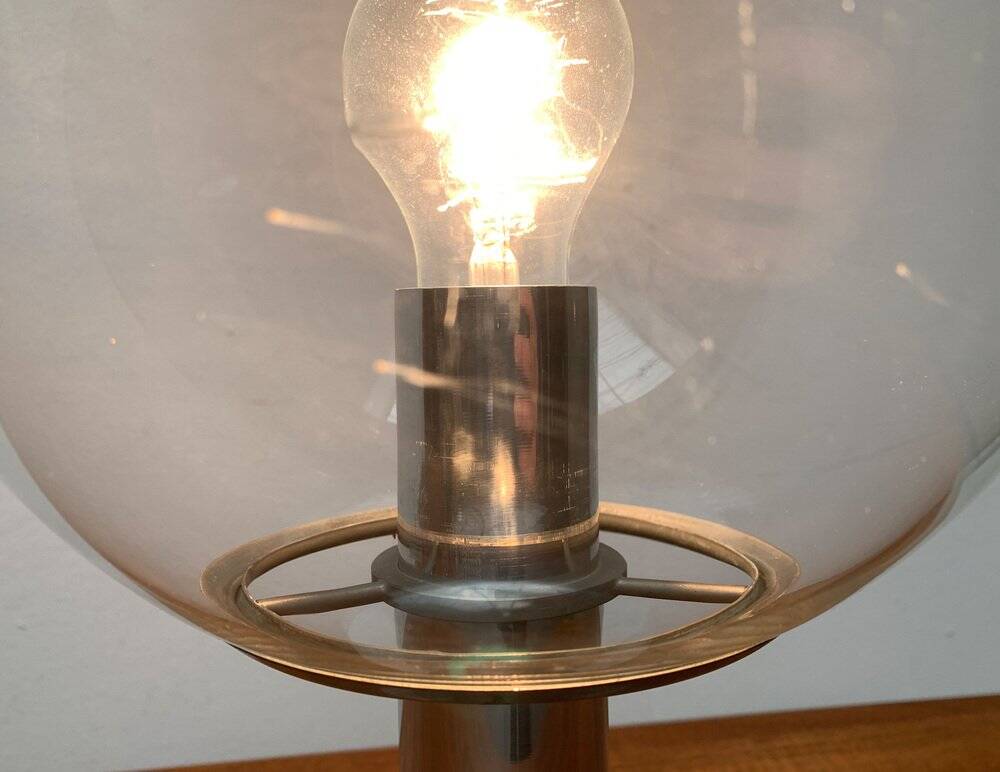 Vintage 1970s space globe table lamp