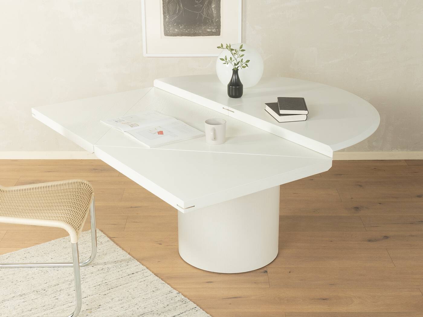 Quadrondo dining table, Erwin Nagel, Rosenthal