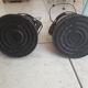 Duo of royalux old storm lamps