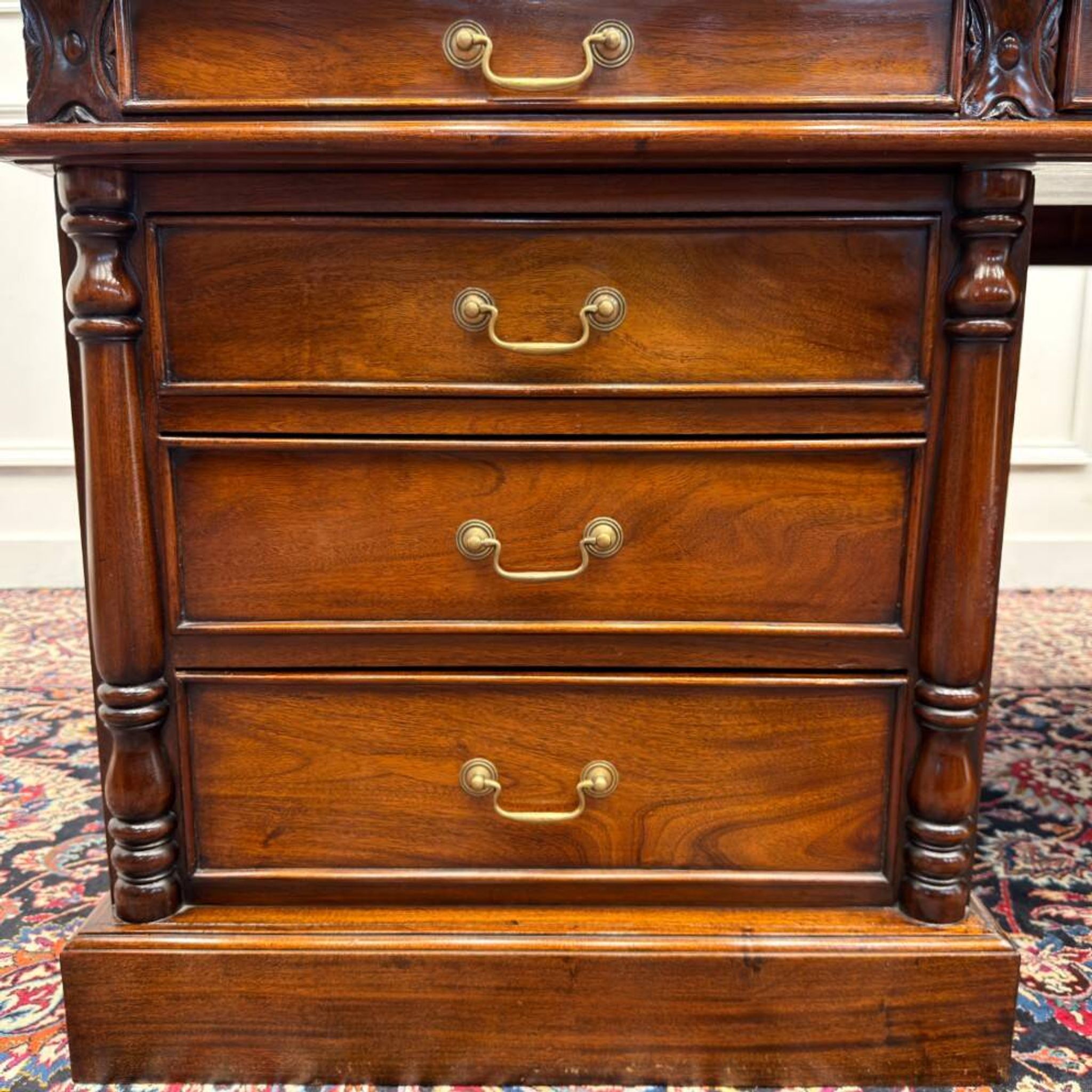Grand bureau anglais classique