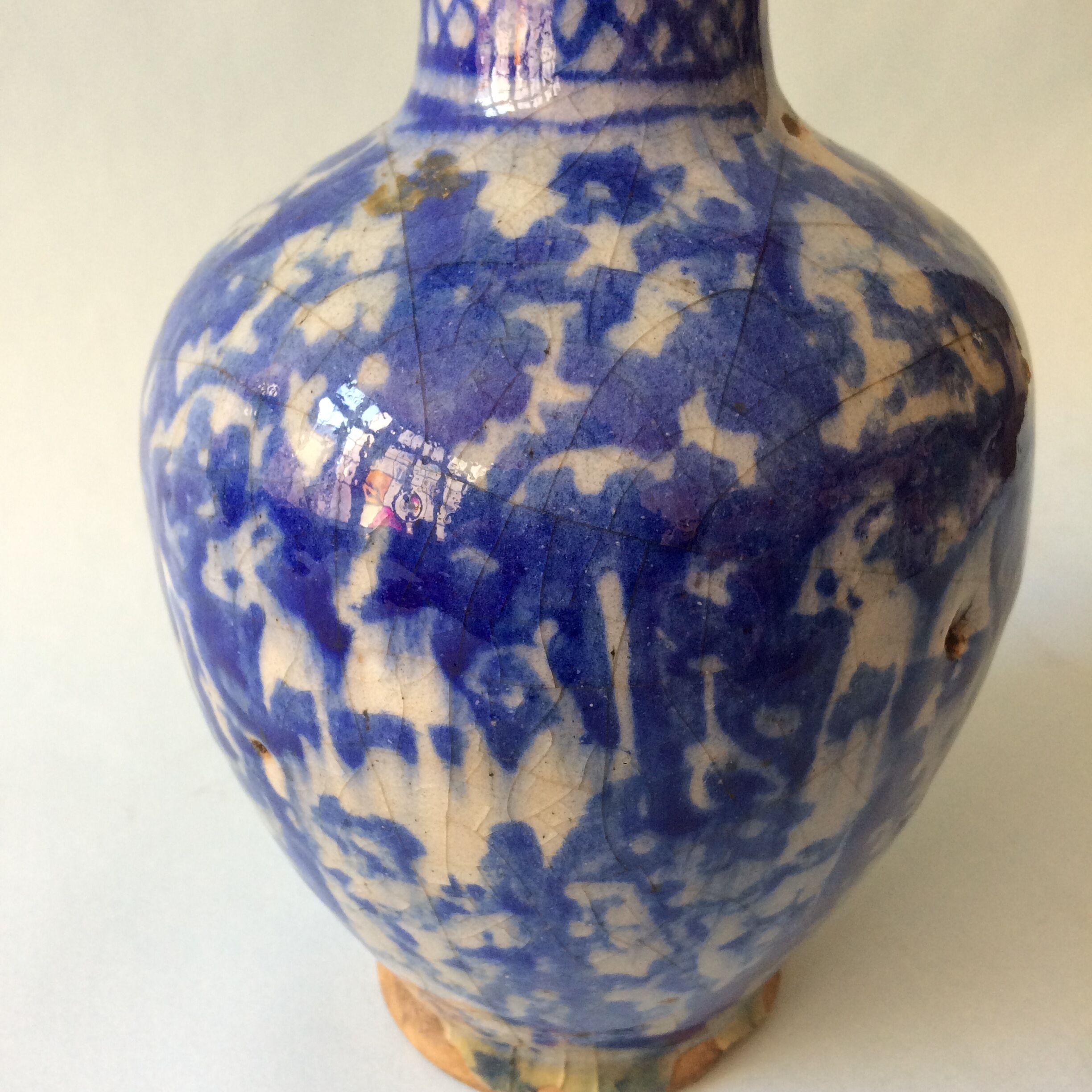 Ceramic decanter chemla blue