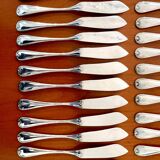 12 couverts à poisson décor coquille, Christofle Marot Berain