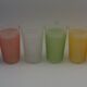 Series 6 colored granite glasses