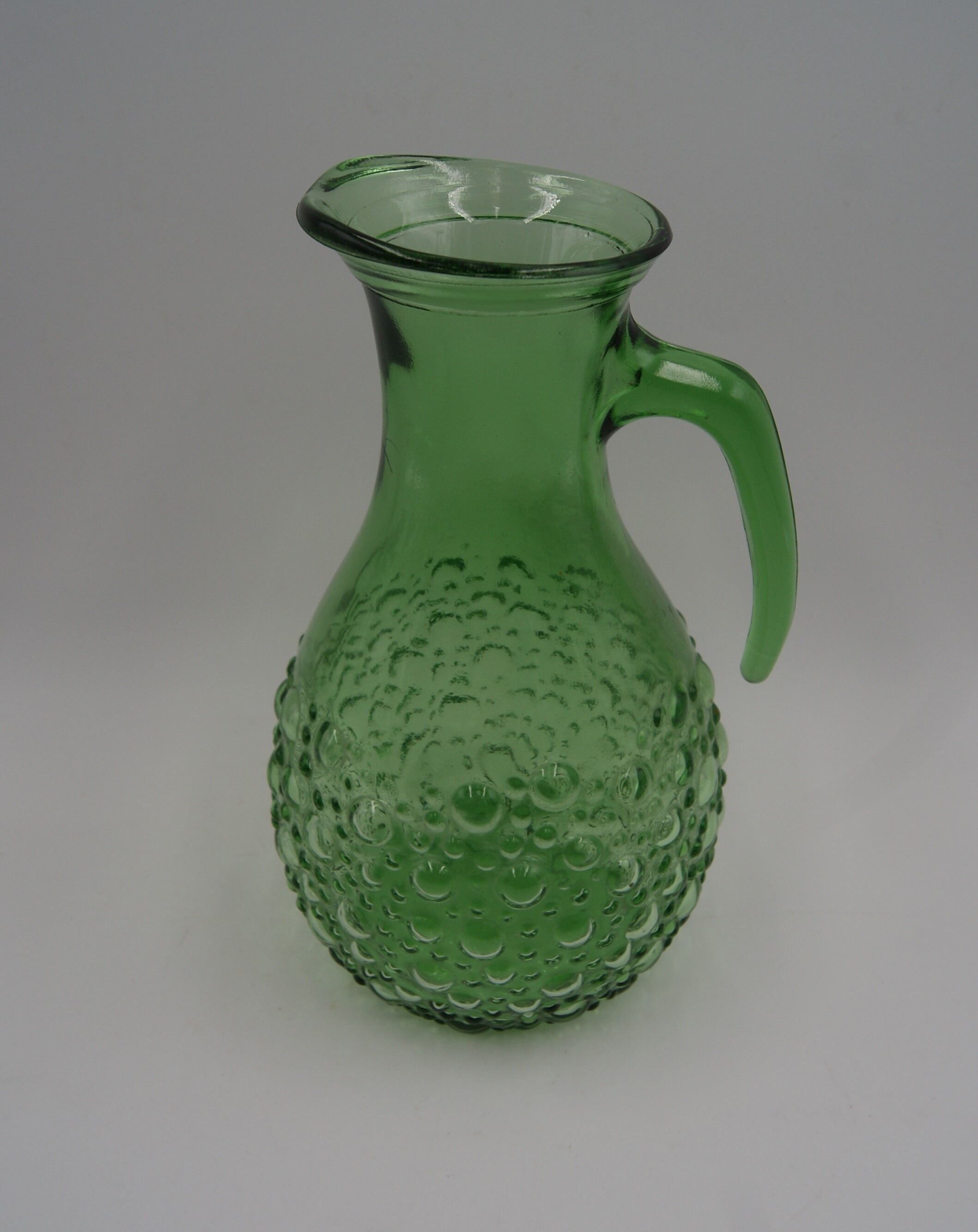 Vintage molded glass decanter