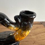 Double ceramic candle holder