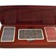 Mahogany card box