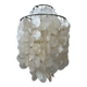 Vintage capiz pendant lamp