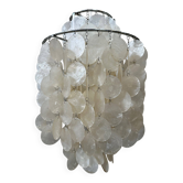 Vintage capiz pendant lamp